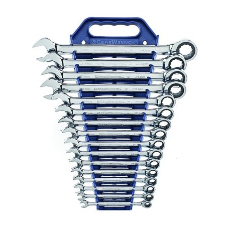 Gearwrench WRENCH SET COMBO RATCH MET12 PT 16 PC GWR9416